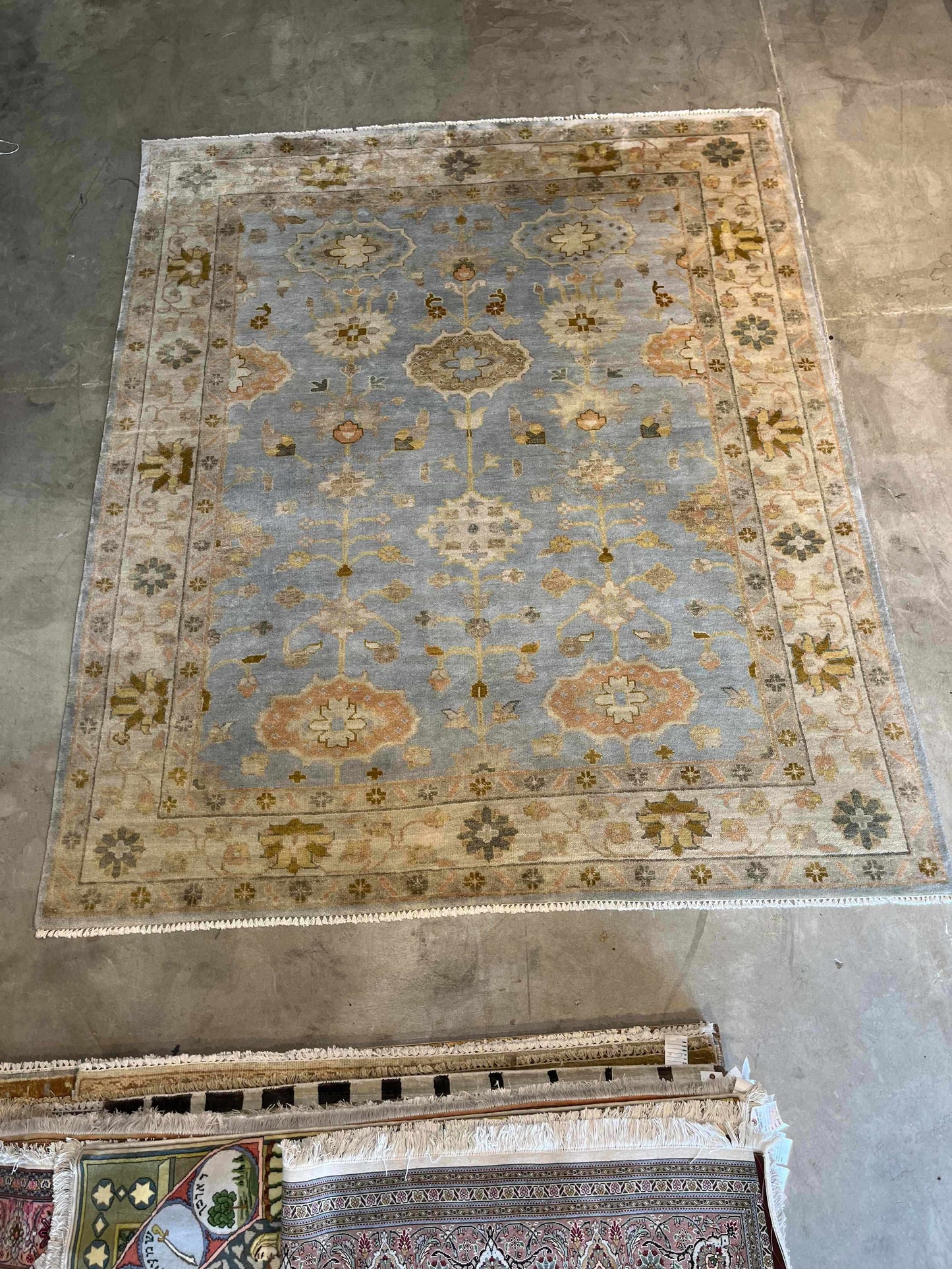 Original Indian Rug 8ft x 10ft - Farhad's Rug Gallery